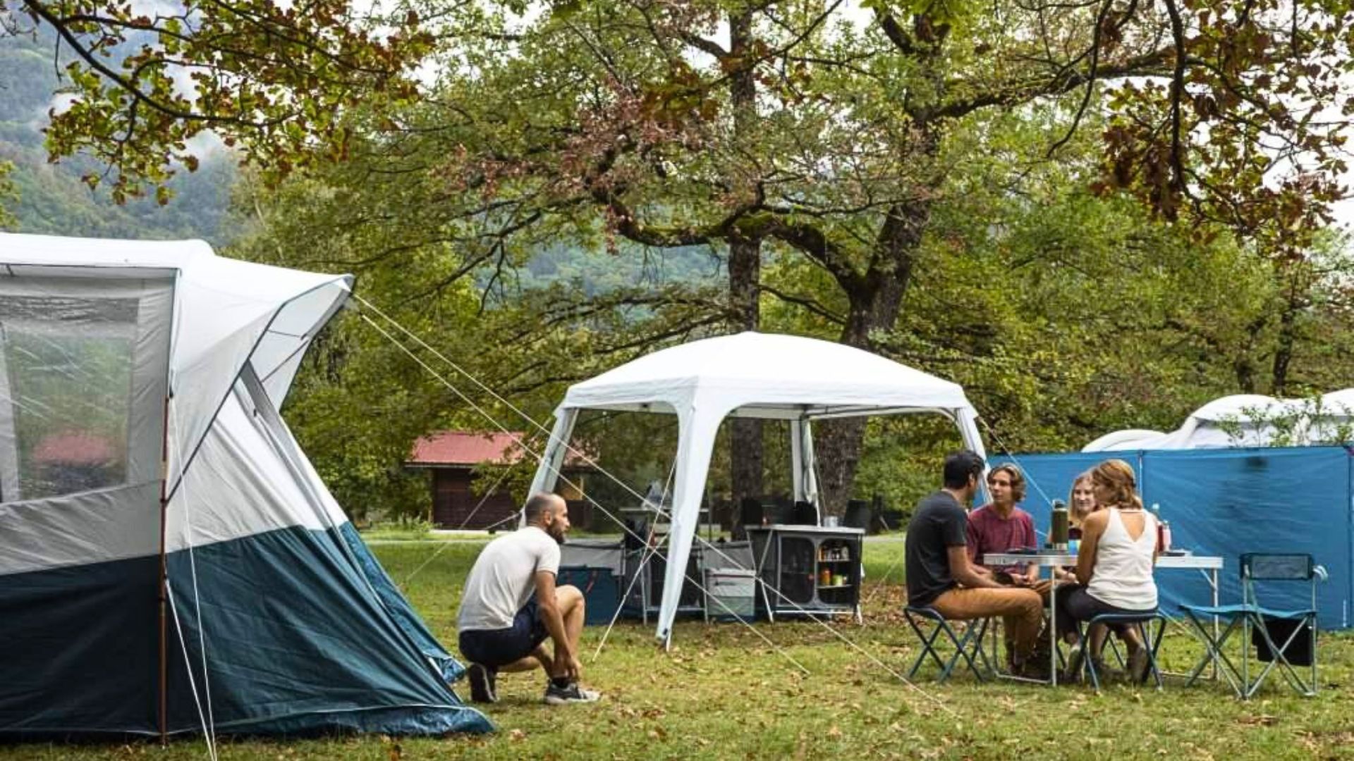 Camping des lacs prete a camper